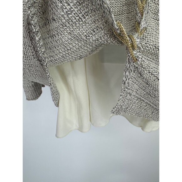 Soft Surroundings V-Neck Long Sleeve Knit Sweater With Lace-Up Back Detail Sz XL - Picture 8 of 13